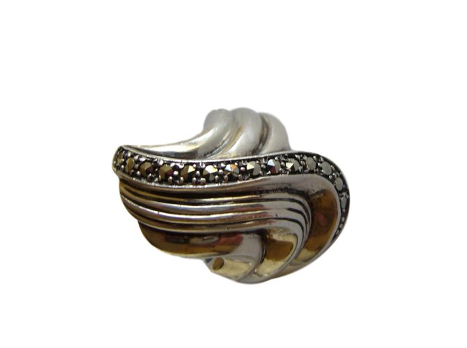 inconnue Rings Silvery Silver  ref.62693