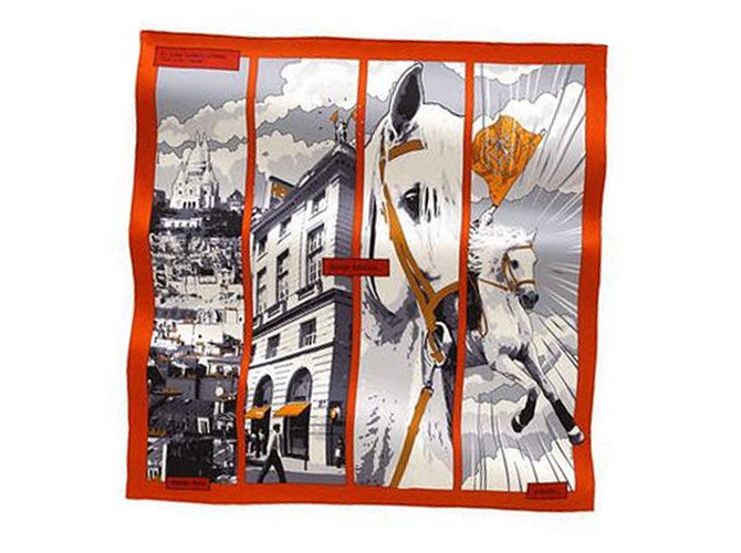 Hermès Sciarpe di seta Multicolore