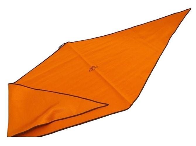 Hermès Lenços Laranja