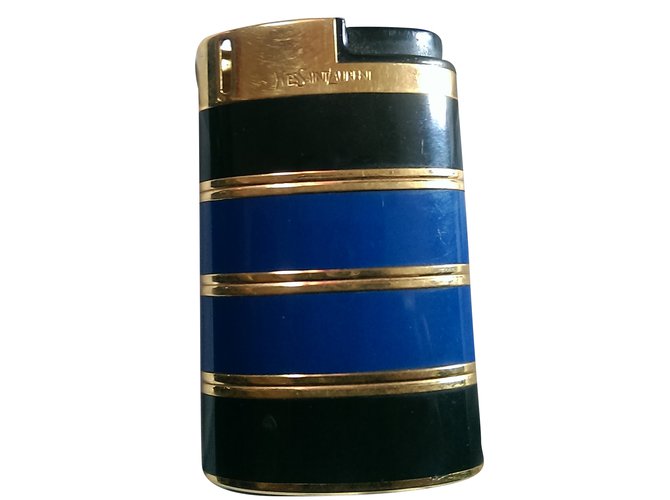 Yves Saint Laurent Misc Azul Dourado Metal  ref.62750