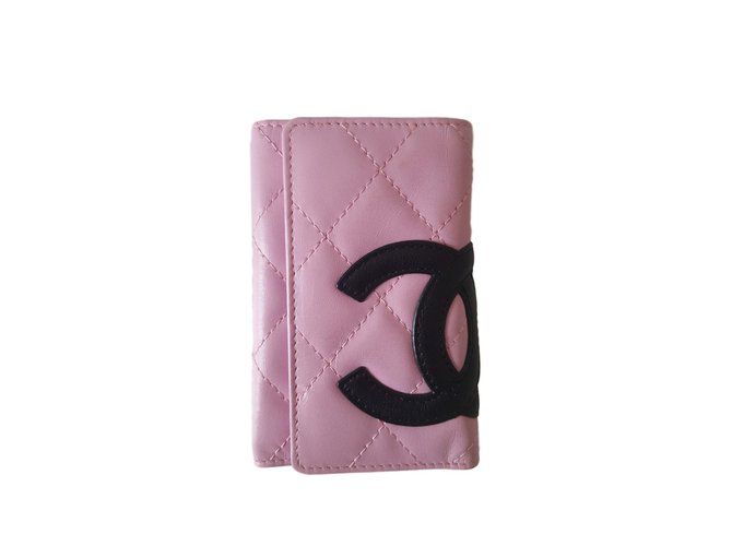 Chanel borse, portafogli, casi Rosa Pelle  ref.62765