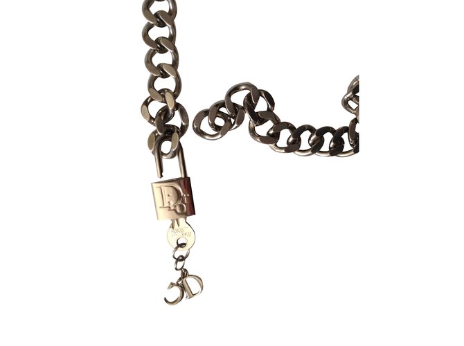 Dior Halsketten Silber  ref.62787