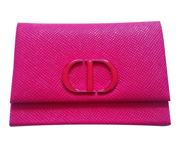Dior Purses, wallets, cases Pink Synthetic  ref.62880