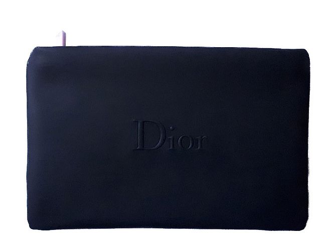 Clutch Dior Preta em Sintético Preto
