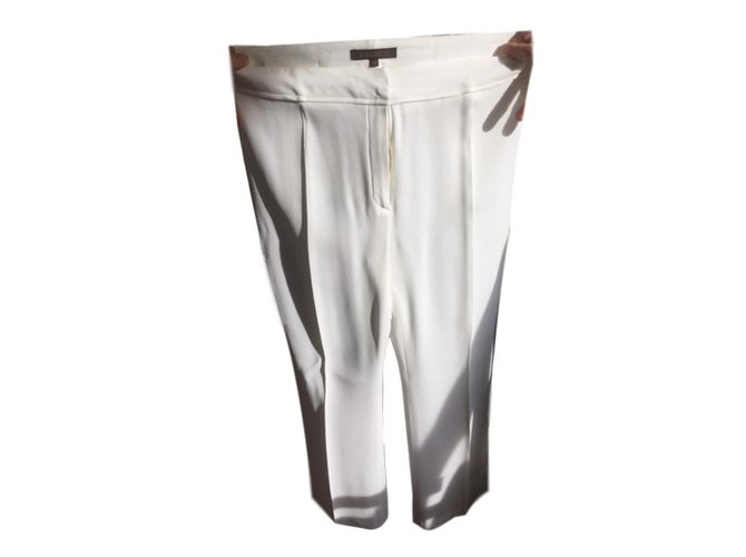 Apostrophe Pantalons Polyester Blanc  ref.62900