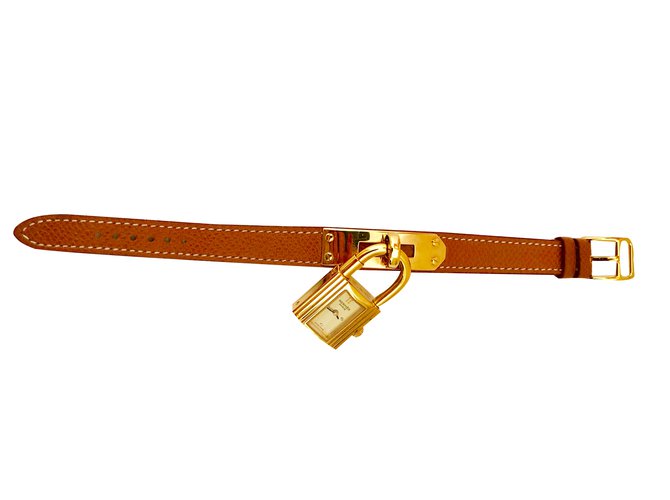 Hermès Kelly PM Watch D'oro Placcato in oro  ref.62965