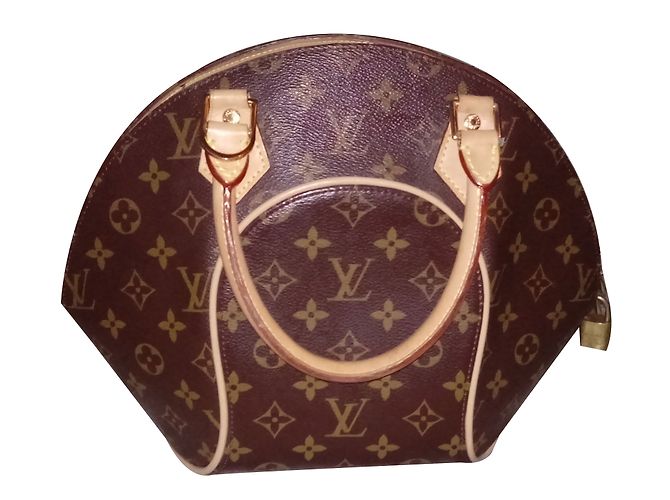 Bowling Louis Vuitton Eclipse Handbag Marrone Pelle