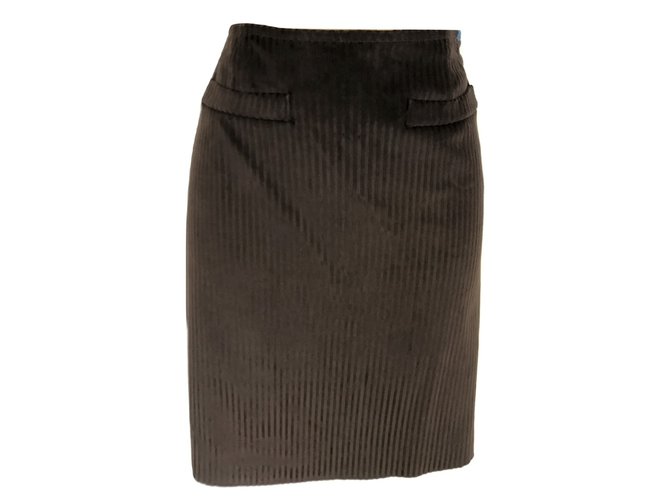 Christian Lacroix Skirts Brown Cotton Viscose Elastane  ref.63089