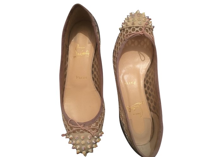 Christian Louboutin Ballet flats Multiple colors Leather  ref.63217