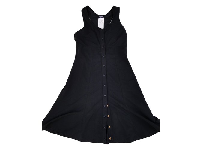 Chanel Dresses Black Polyamide  ref.63265