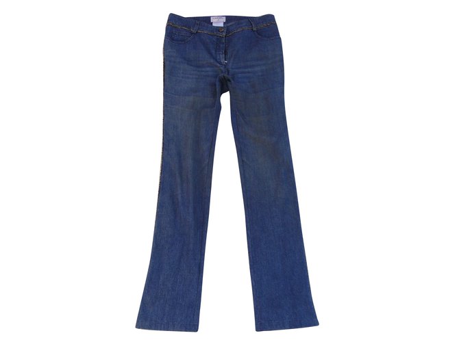 Chanel Jeans Blau John  ref.63278