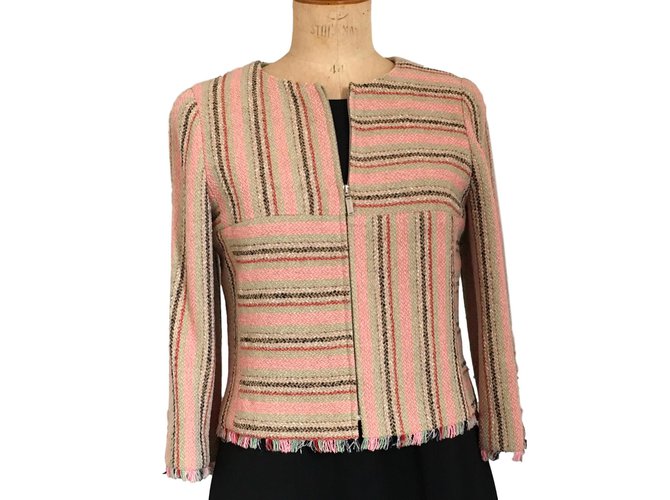 Chanel Jackets Multiple colors Wool  ref.63336
