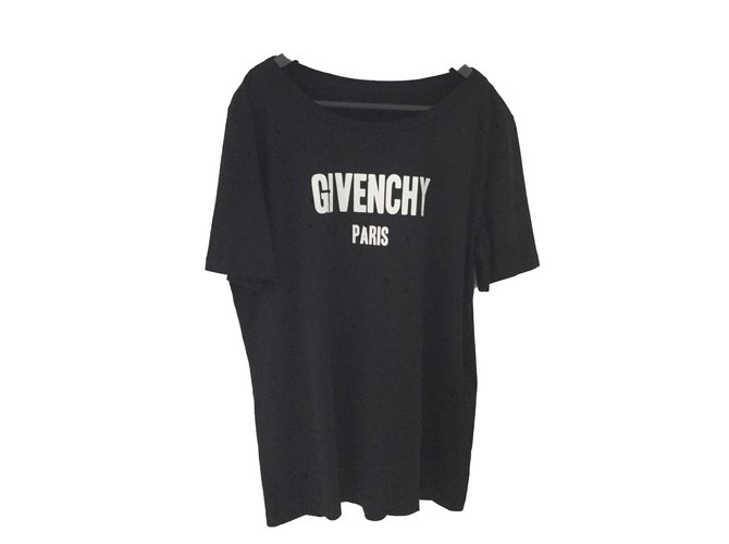 Givenchy Tops Black Cotton  ref.63413