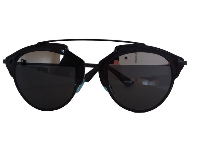 Christian Dior Gafas de sol Negro Plástico  ref.63438