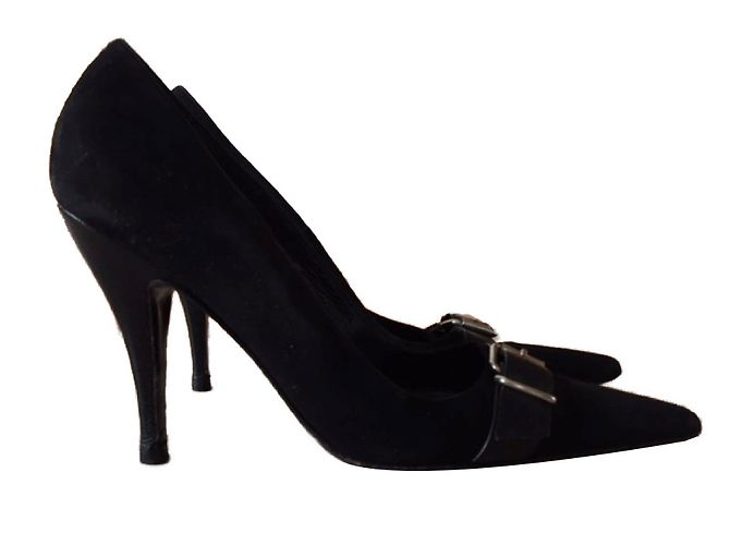 Décolleté Dolce & Gabbana in pelle nera 10,5cm Nero
