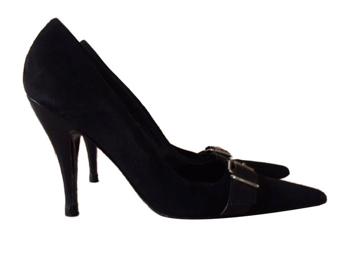 Dolce & Gabbana Heels Black Leather  ref.63509