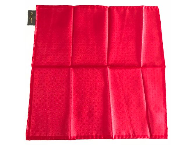 Louis Vuitton Sciarpa Rosso Seta
