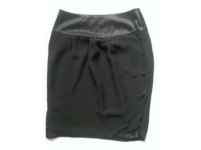 Stella Mc Cartney Skirts Black Silk  ref.63814