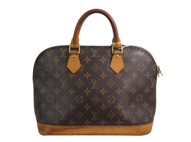 Louis Vuitton Alma Brown Leather  ref.63849