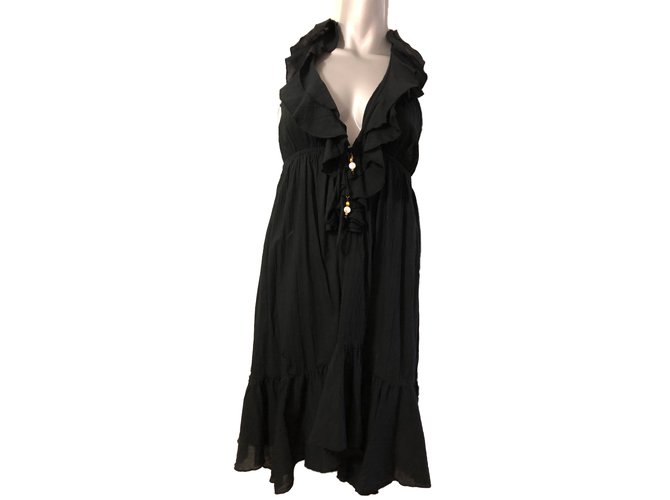 Ralph Lauren Vestidos Negro Algodón  ref.63856