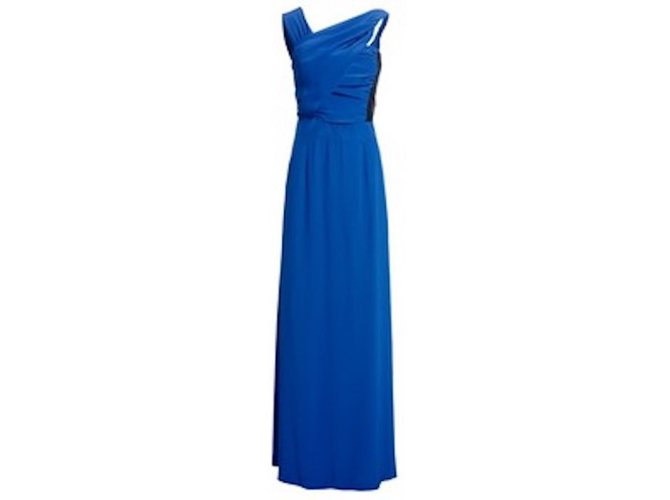 Reiss Dresses Blue Viscose Acetate  ref.63947