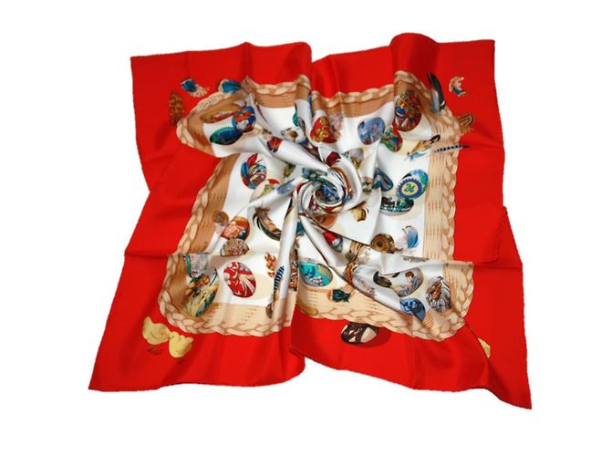 "la couvée d'Hermès" Lenços de seda