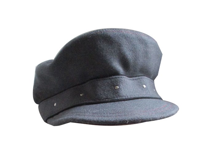 Lancel Hats Grey Wool  ref.64119