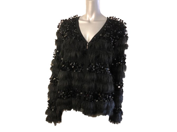 Marina Rinaldi Knitwear Black Viscose  ref.64128