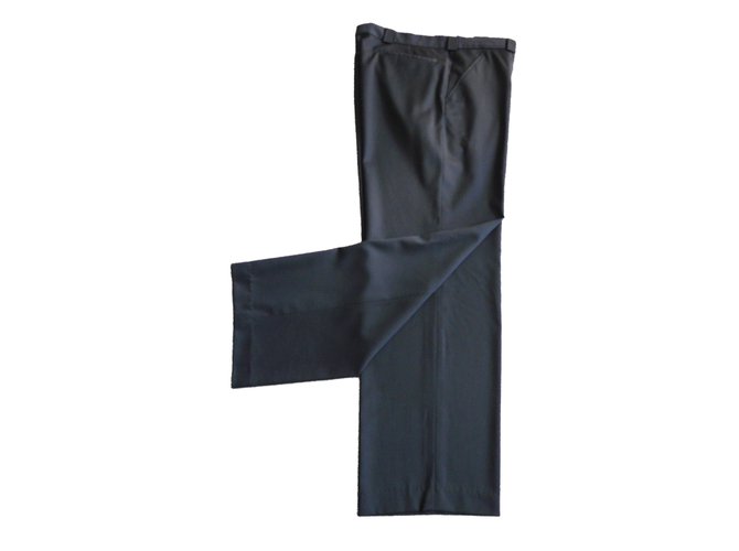 Autre Marque Pantalon fin 100% laine noir Neuf "BALTHAZAR" T.44  ref.64147