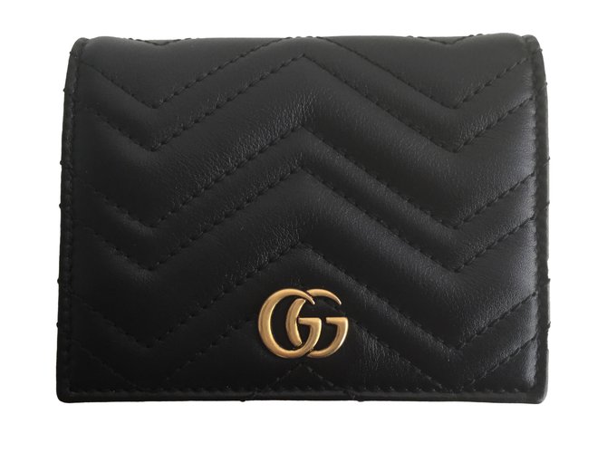 gucci gg marmont quilted leather wallet