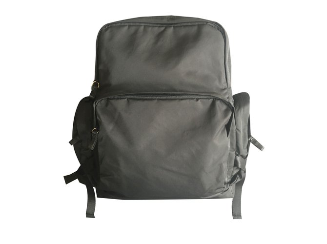 Prada backpack Black Nylon  ref.64226