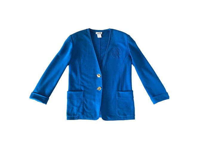 Hermès Jacket Hermes Blue Cotton  ref.64473