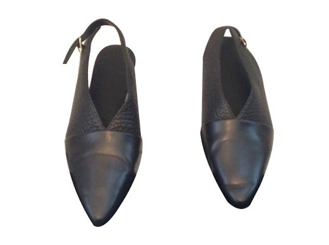 Décolleté Alexander Wang in pelle nera Nero