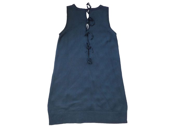 Vestido See by Chloé Azul Marino de Algodón