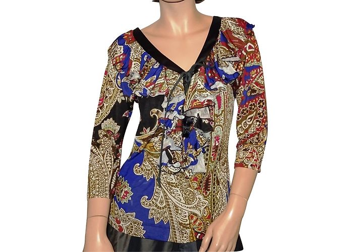 Camicetta Just Cavalli Multicolore Poliammide