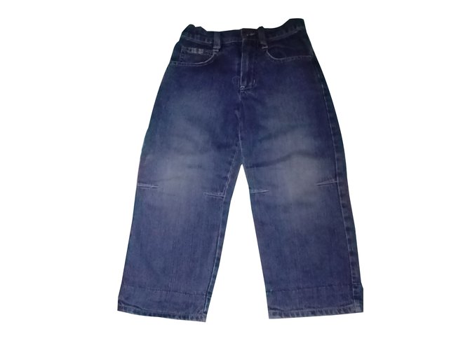 Burberry Pants Blue Denim  ref.64517