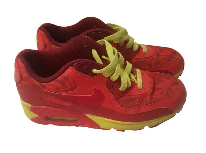Nike Sneakers Red  ref.64531