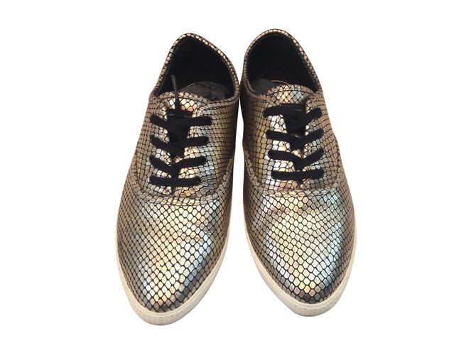 Marc by Marc Jacobs Sneakers Golden Leather  ref.64618