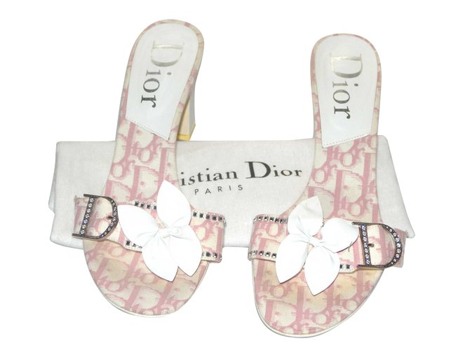 dior mules pink