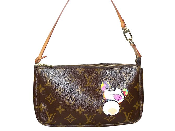 Louis Vuitton Murakami "Panda" Marrón oscuro