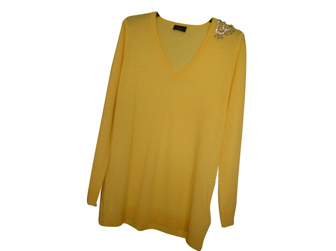 Liu.Jo Knitwear Yellow Wool  ref.64696