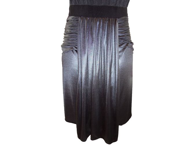 Vestido Alexander Wang de algodón gris
