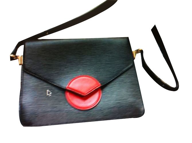 Louis Vuitton Sac à main Noir Rouge