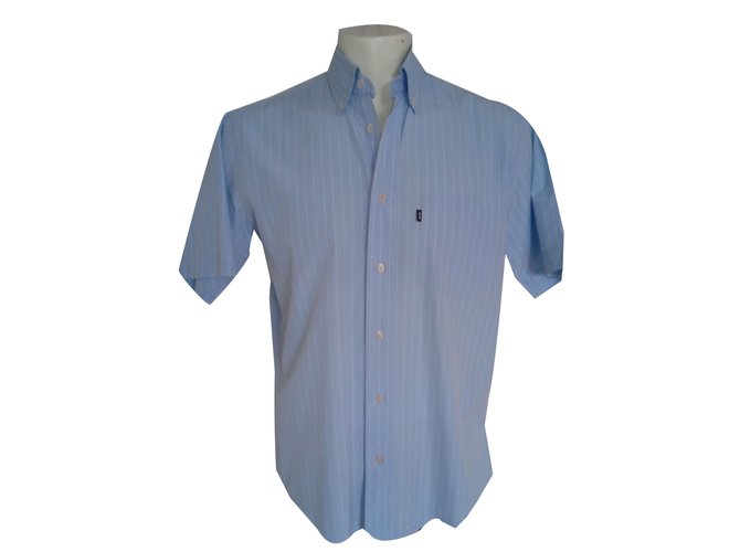 Autre Marque Shirts Blue Cotton  ref.64848