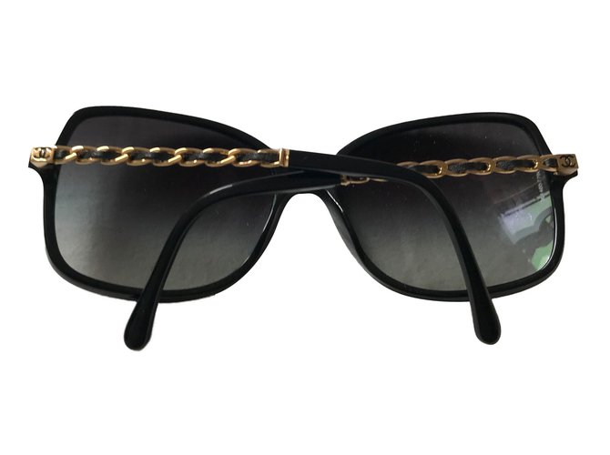Chanel Oculos escuros Preto  ref.64951