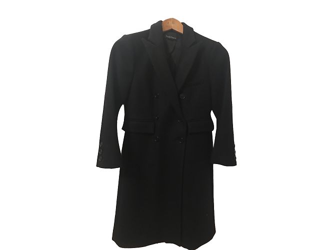 Zadig & Voltaire Black Wool Coat