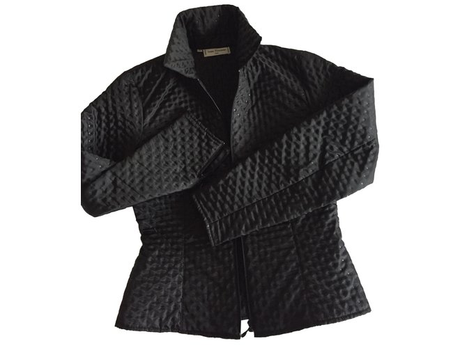 Anne Fontaine Jackets Black Polyester  ref.64995