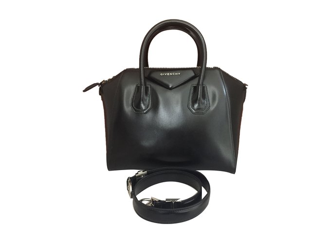 Givenchy Antigona Black Leather  ref.65049
