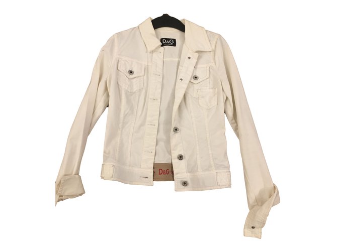 dolce gabbana white jacket
