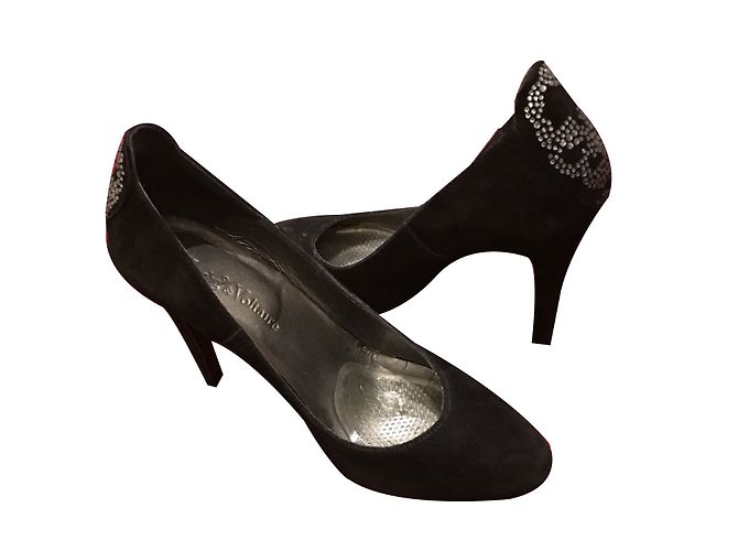 Zadig & Voltaire Pumps aus schwarzem Hirschleder